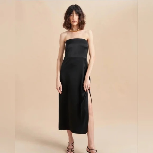 BNWT La Ligne Lee Dress in Black Size 0 - Picture 6 of 12